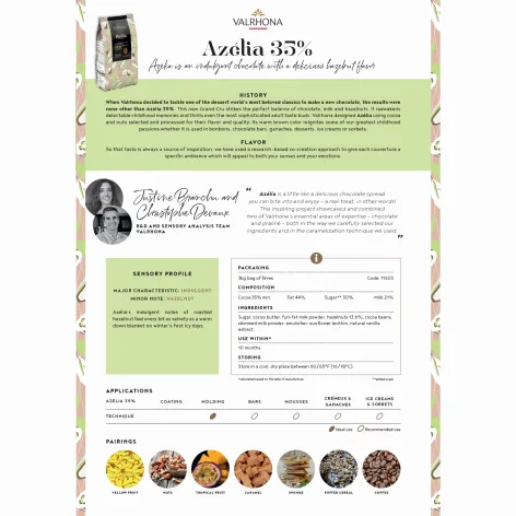 Valrhona Azelia Milk Chocolate